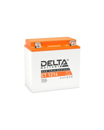 Delta CT 1214. Аккумулятор герметичный свинцово-кислотный стартерный. Delta в Архангельске