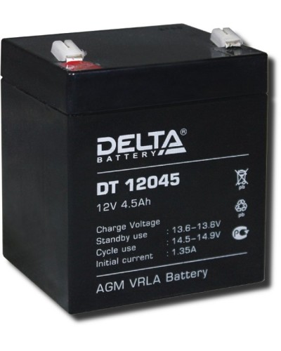 Delta DT 12045. Аккумулятор герметичный свинцово-кислотный. Delta в Архангельске