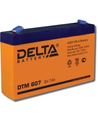 Delta DTM 607. Аккумулятор герметичный свинцово-кислотный. Delta в Архангельске