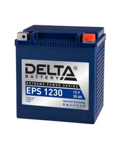 Delta EPS 1230. Аккумулятор герметичный свинцово-кислотный стартерный. Delta в Архангельске