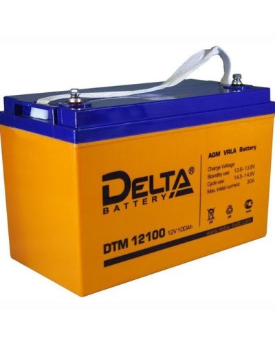 Delta DTM 12100 L. Аккумулятор герметичный свинцово-кислотный. Delta в Архангельске