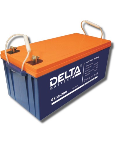 Delta GX 12-200. Аккумулятор герметичный свинцово-кислотный. Delta в Архангельске