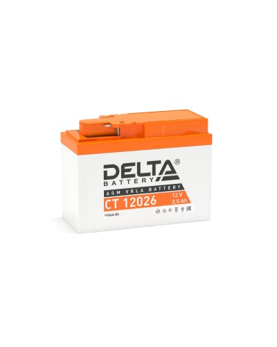 Delta CT 12026. Аккумулятор герметичный свинцово-кислотный стартерный. Delta в Архангельске