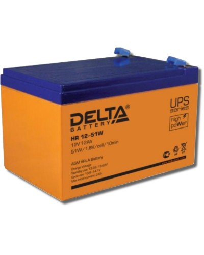 Delta HR 12-51 W. Аккумулятор герметичный свинцово-кислотный. Delta в Архангельске