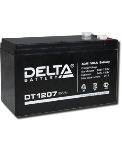 Delta DT 1207. Аккумулятор герметичный свинцово-кислотный. Delta в Архангельске