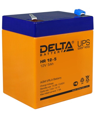 Delta HR 12-5. Аккумулятор герметичный свинцово-кислотный. Delta в Архангельске