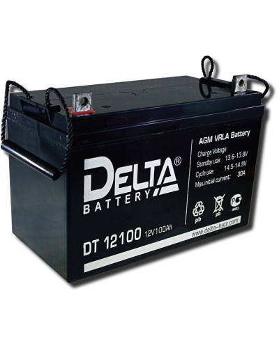 Delta DT 12100. Аккумулятор герметичный свинцово-кислотный. Delta в Архангельске