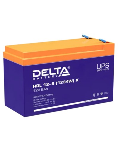 Delta HRL 12-9 X (1234W). Аккумулятор герметичный свинцово-кислотный. Delta в Архангельске