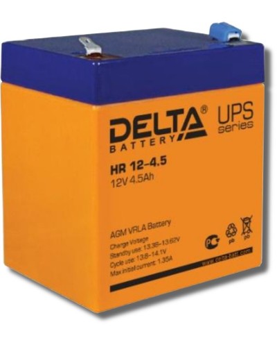 Delta HR 12-4.5. Аккумулятор герметичный свинцово-кислотный. Delta в Архангельске