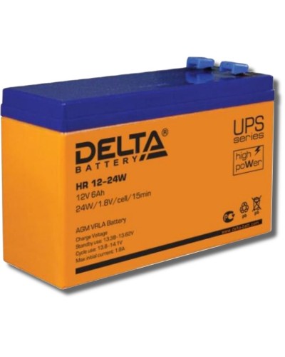 Delta HR 12-24 W. Аккумулятор герметичный свинцово-кислотный. Delta в Архангельске