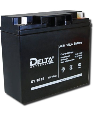 Delta DT 1218. Аккумулятор герметичный свинцово-кислотный. Delta в Архангельске