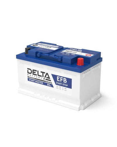 Delta START MASTER EFB 1285 (85 Ah). Аккумулятор автомобильный герметичный свинцово-кислотный. Delta в Архангельске