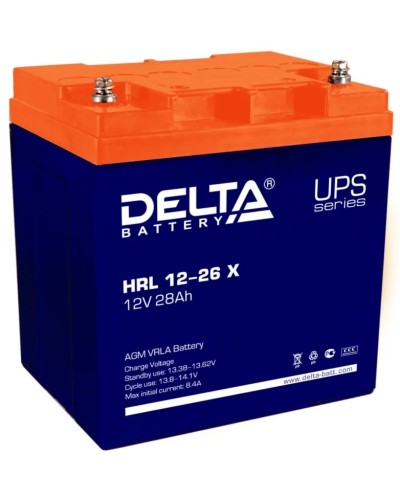 Delta HRL 12-26 X. Аккумулятор герметичный свинцово-кислотный. Delta в Архангельске
