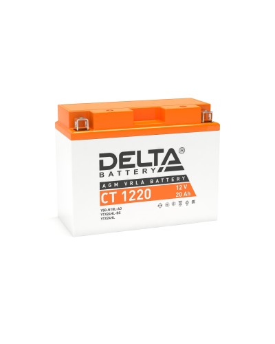 Delta CT 1220. Аккумулятор герметичный свинцово-кислотный стартерный. Delta в Архангельске