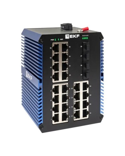 TSX-U-4GX/SFP-24GTP. Промышленный неуправляемый коммутатор. EKF в Архангельске