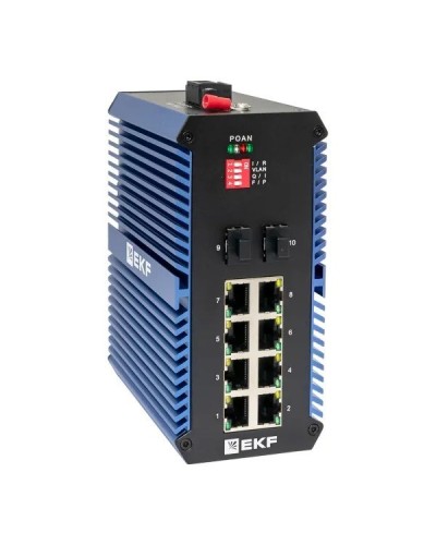 TSX-U-2GX/SFP-8GTP. Промышленный неуправляемый коммутатор. EKF в Архангельске