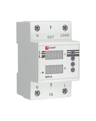 MRVA 40A PROxima (MRVA-40A). Реле напряжения и тока с дисплеем. EKF в Архангельске
