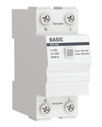 RVb-40A Basic (rvb-40a). Реле напряжения. EKF в Архангельске