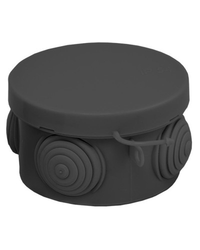 КМР-040-038 с крышкой (65х40) чёрная IP54 (plc-kmr-040-038-b). Коробка распределительная. EKF в Архангельске