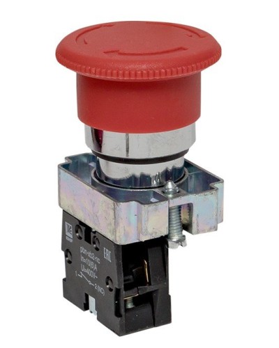 BS542 поворотная красная грибок NC (xb2-bs542). Кнопка поворотная красная грибок. EKF в Архангельске