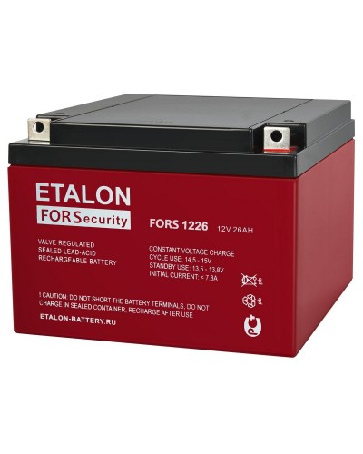 ETALON FORS 1226. Аккумулятор герметичный свинцово-кислотный. ETALON в Архангельске