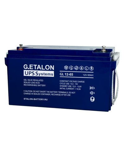 G.ETALON GL 12-65. Аккумулятор герметичный свинцово-кислотный. ETALON в Архангельске