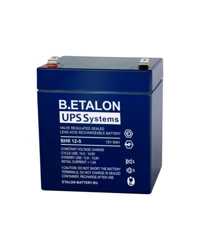 B.ETALON BHR 12-5. Аккумулятор герметичный свинцово-кислотный. ETALON в Архангельске