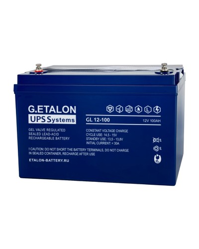 G.ETALON GL 12-100. Аккумулятор герметичный свинцово-кислотный. ETALON в Архангельске