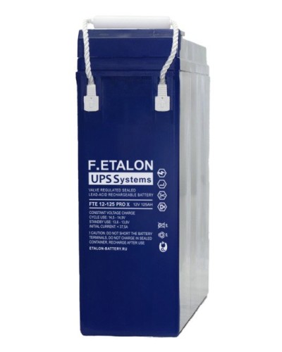 F.ETALON FTE 12-125 PRO X. Аккумулятор герметичный свинцово-кислотный. ETALON в Архангельске