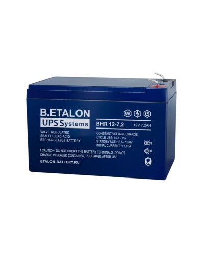 B.ETALON BHR 12-7,2. Аккумулятор герметичный свинцово-кислотный. ETALON в Архангельске