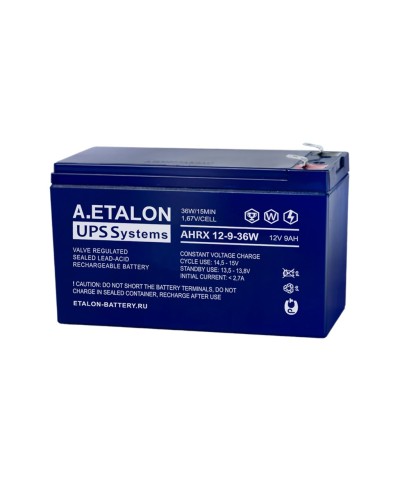 A.ETALON AHRX 12-9-36W. Аккумулятор герметичный свинцово-кислотный. ETALON в Архангельске