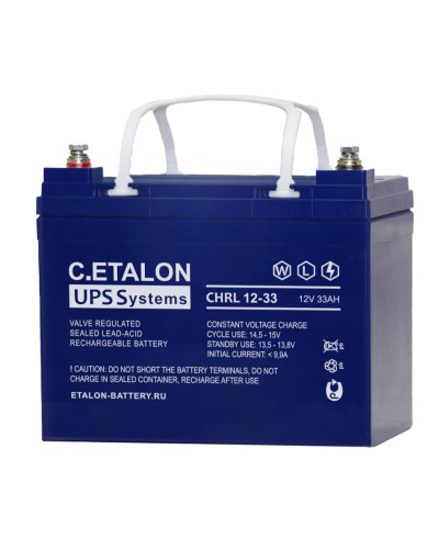 C.ETALON CHRL 12-33. Аккумулятор герметичный свинцово-кислотный. ETALON в Архангельске