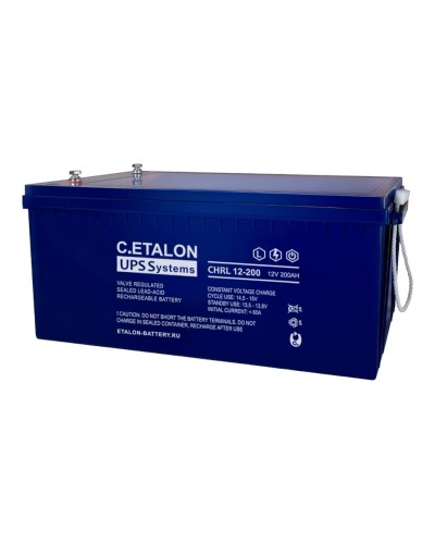 C.ETALON CHRL 12-200. Аккумулятор герметичный свинцово-кислотный. ETALON в Архангельске