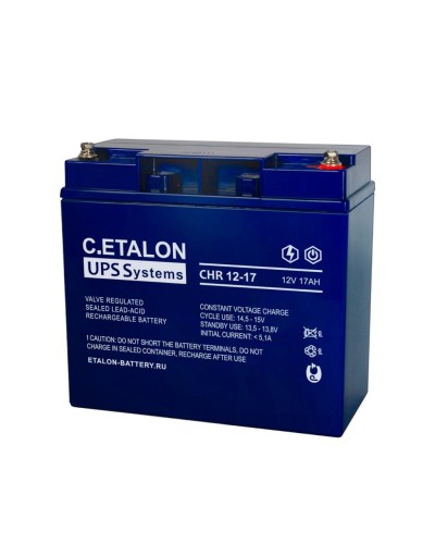C.ETALON CHR 12-17. Аккумулятор герметичный свинцово-кислотный. ETALON в Архангельске
