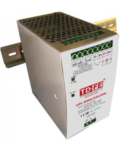 UPS 300W/24V/DIN. Источник вторичного электропитания резервированный. FARADAY в Архангельске