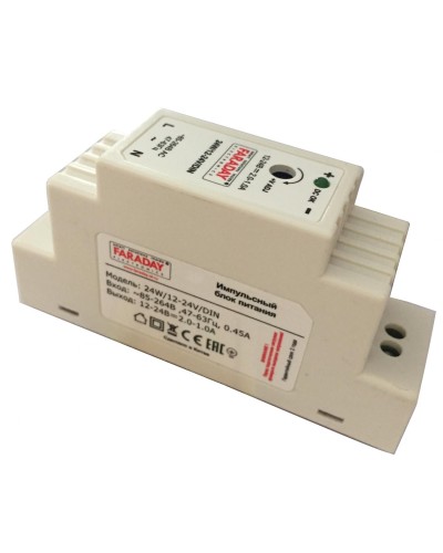 24W/12-24V/DIN. Блок питания. FARADAY в Архангельске