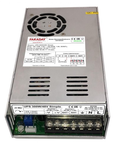 UPS 300W/48V Simple. Блок бесперебойного питания. FARADAY в Архангельске