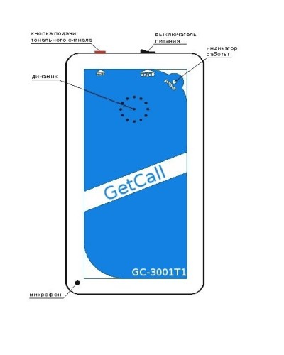 GC-3001T1. Переговорное устройство ремонтной связи. GETCALL в Архангельске