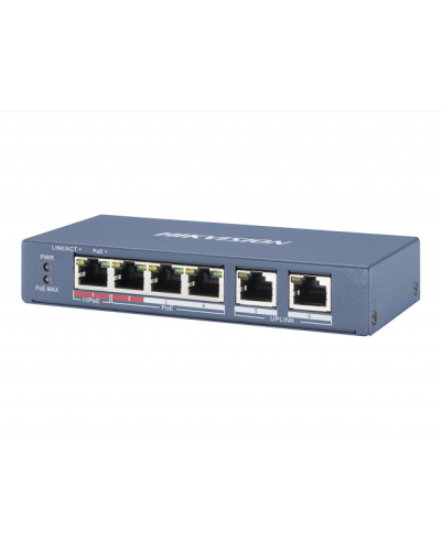 DS-3E0106HP-E. Коммутатор с питанием POE. Hikvision в Архангельске