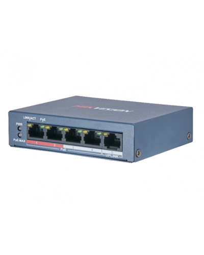 DS-3E0105P-E/M(B). Коммутатор с питанием POE. Hikvision в Архангельске