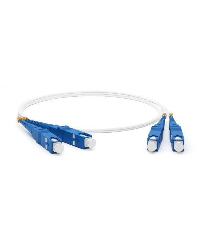 FC-D2-9A1-SC/UR-SC/UR-H-1M-LSZH-WH. Патч-корд волоконно-оптический SC-SC. Hyperline в Архангельске