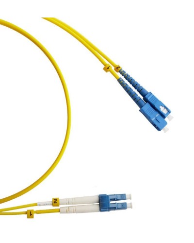 FC-D2-9-LC/UR-SC/UR-H-3M-LSZH-YL. Патч-корд волоконно-оптический LC/UPC-SC/UPC. Hyperline в Архангельске