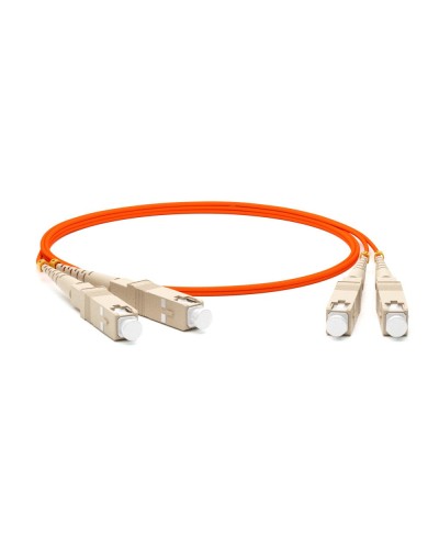 FC-D2-50-SC/PR-SC/PR-H-1M-LSZH-OR. Патч-корд волоконно-оптический SC-SC. Hyperline в Архангельске