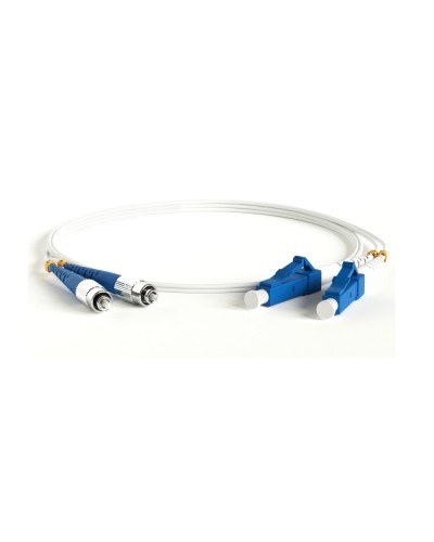 FC-D2-9A1-FC/UR-LC/UR-H-1M-LSZH-WH. Патч-корд волоконно-оптический FC-LC. Hyperline в Архангельске