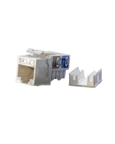 KJ9-8P8C-C6-90-WH. Вставка Keystone Jack RJ-45. Hyperline в Архангельске