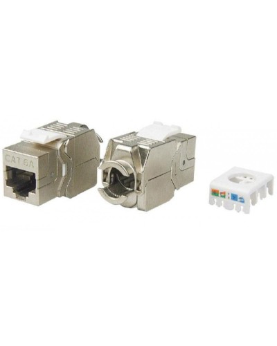 KJ8-8P8C-C6A-180-TLS-SH-F-WH. Вставка Keystone Jack RJ-45. Hyperline в Архангельске