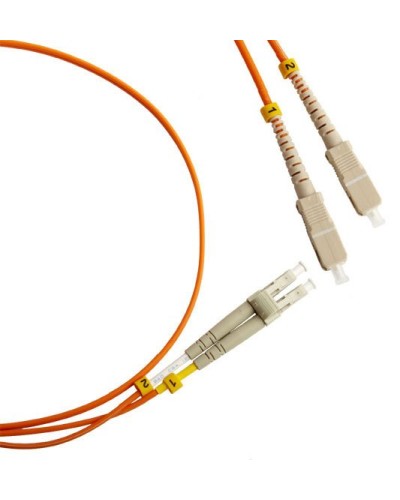 FC-D2-50-LC/PR-SC/PR-H-3M-LSZH-OR. Патч-корд волоконно-оптический LC-SC. Hyperline в Архангельске