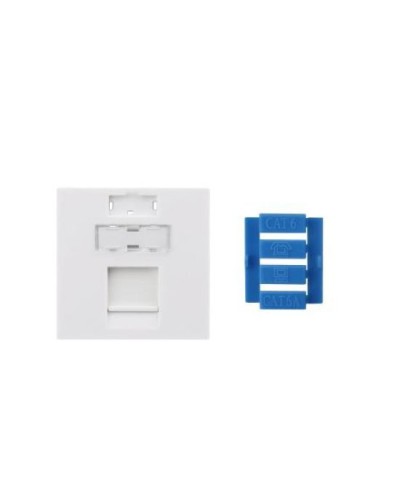 SIP3-1K-M45-45. Вставка 45x45 для 1 модуля Keystone Jack, со шторкой. Hyperline в Архангельске