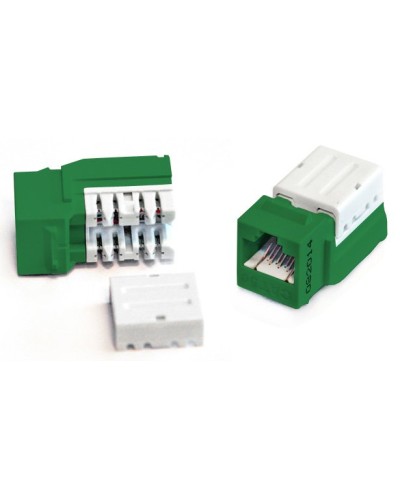 KJNE-8P8C-C5e-90-GN. Вставка Keystone Jack RJ-45. Hyperline в Архангельске