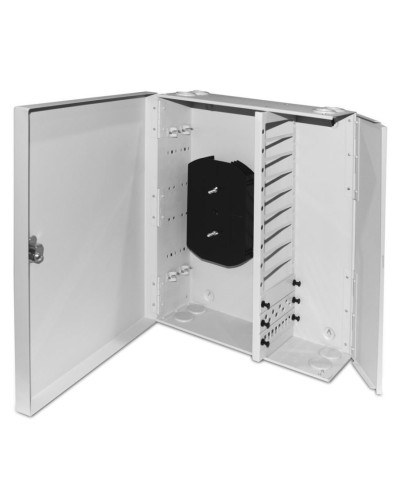 FO-WBX-12xSLT-W140H42-96UN-GY. Кросс оптический настенный. Hyperline в Архангельске